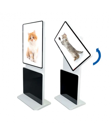 Totem Digital cu ecran rotativ Totem Digital cu ecran rotativ