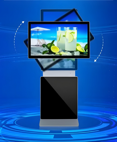 Totem Digital cu ecran rotativ Totem Digital cu ecran rotativ