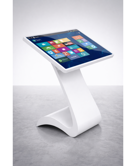 INFO KIOSK ORIZONTAL TOUCH SCREEN - K SHAPED