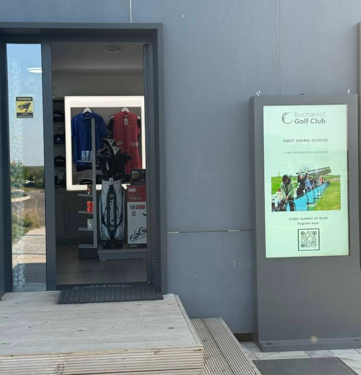Bucharest Golf Club Digital Totem 1