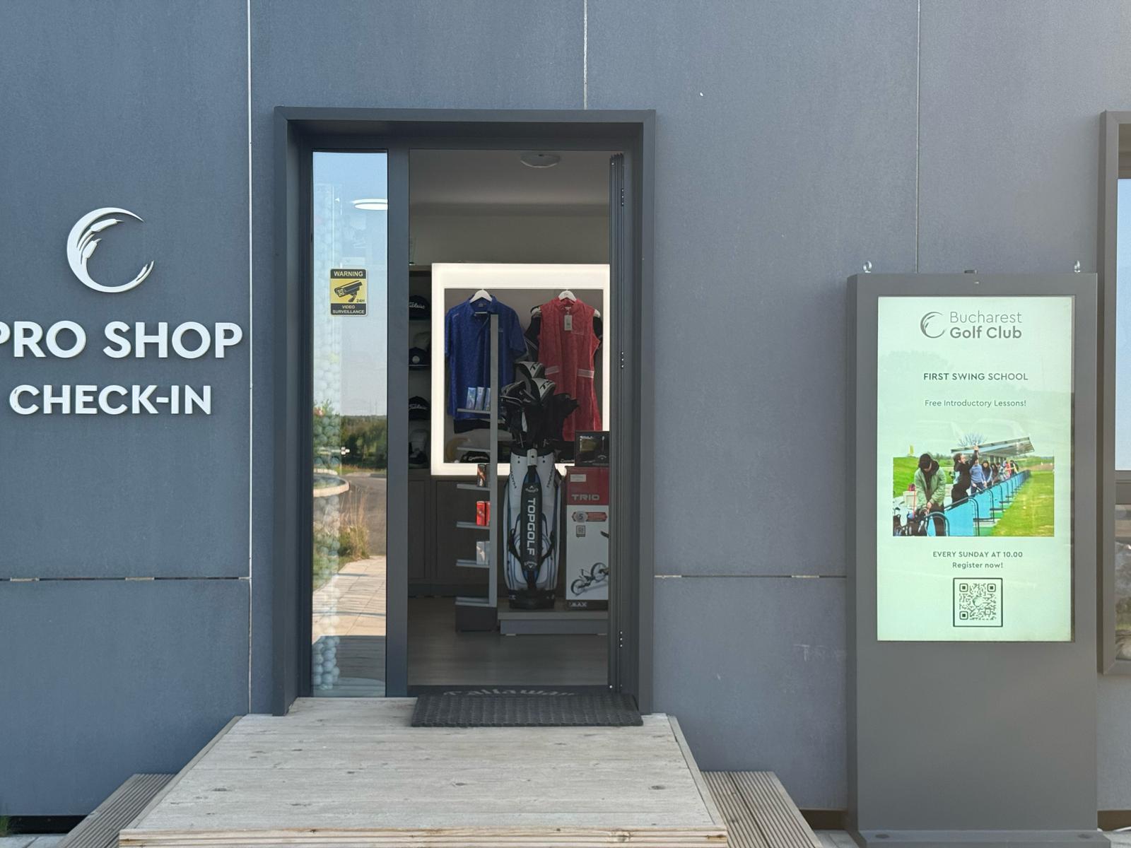 Bucharest Golf Club Digital Totem 5